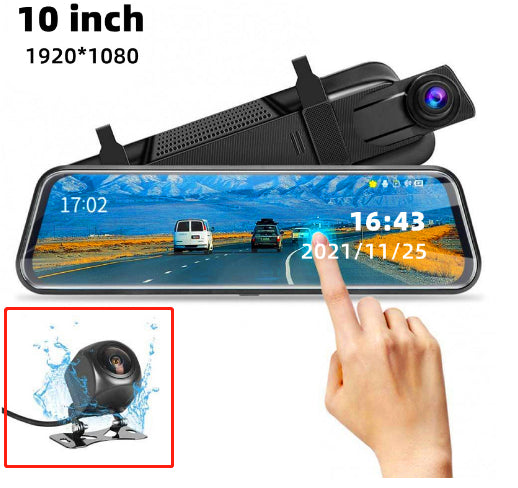 Front and Rear Dual Recording Rear View Mirror Dash Cam Trento store