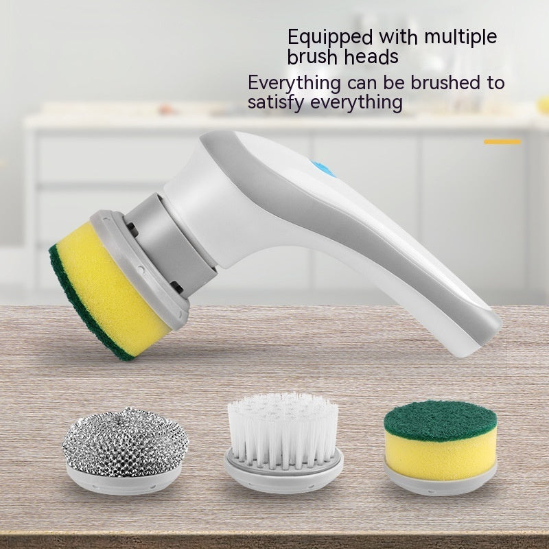 Electric Cleaning Brush 4 In 1 Spinning Scrubber Handheld Electric Cordless Cleaning Brush Portable Trento store