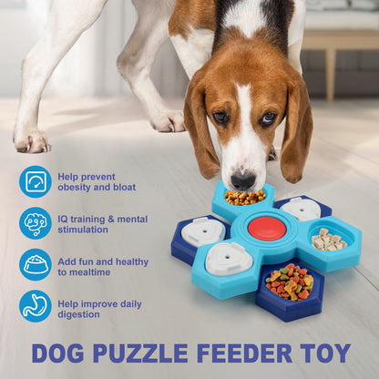 4 Layers Slow Feeder Puzzle Dog Bowls Assemble Slow Eating Bowl For Dogs Non-slip Interactive Dog Puzzle Game Slow Bowl Pet Products Trento store