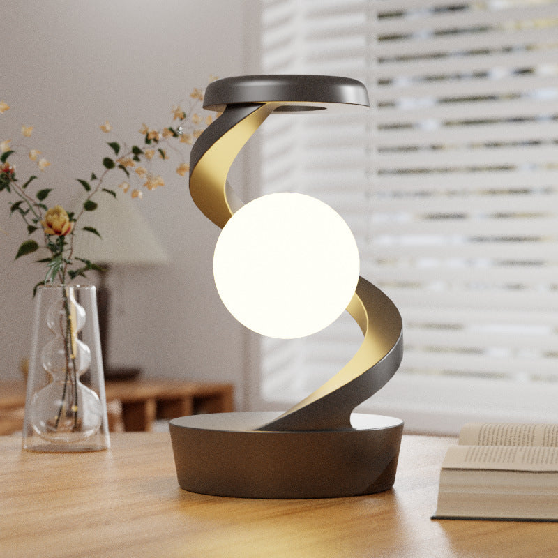 Rotating Moon Desk Lamp With Phone Wireless Charging Sensor Control Table Lamps Decorative Desktop Lamp Small Night Lamp Home Decor Trento store