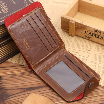 Tri-fold retro casual wallet card holder Trento store