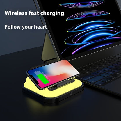 Smart Wireless Charger Seven-color Ambience Light Trento store