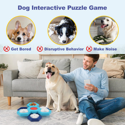 4 Layers Slow Feeder Puzzle Dog Bowls Assemble Slow Eating Bowl For Dogs Non-slip Interactive Dog Puzzle Game Slow Bowl Pet Products Trento store