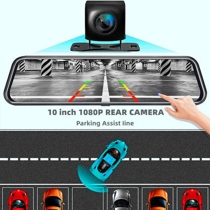 Front and Rear Dual Recording Rear View Mirror Dash Cam Trento store