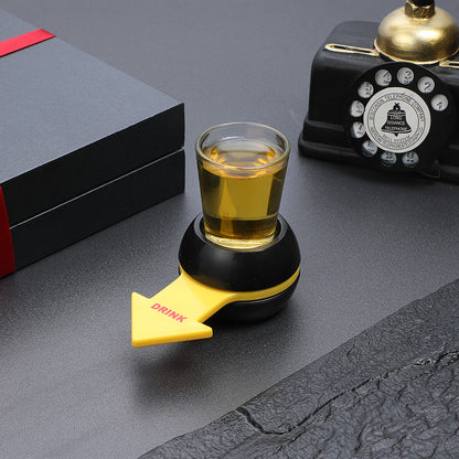 Rotatable Arrow Beer Wine Board Game Spin Drinking Game Pointer Shot Spinner Party Game Glass Cup Kit Table Gifts Entertainment Trento store