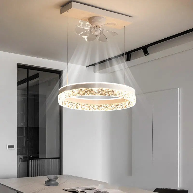 The New Ceiling Light Invisible Fan Scandinavian Light Luxury Ceiling Fan Light Trento store