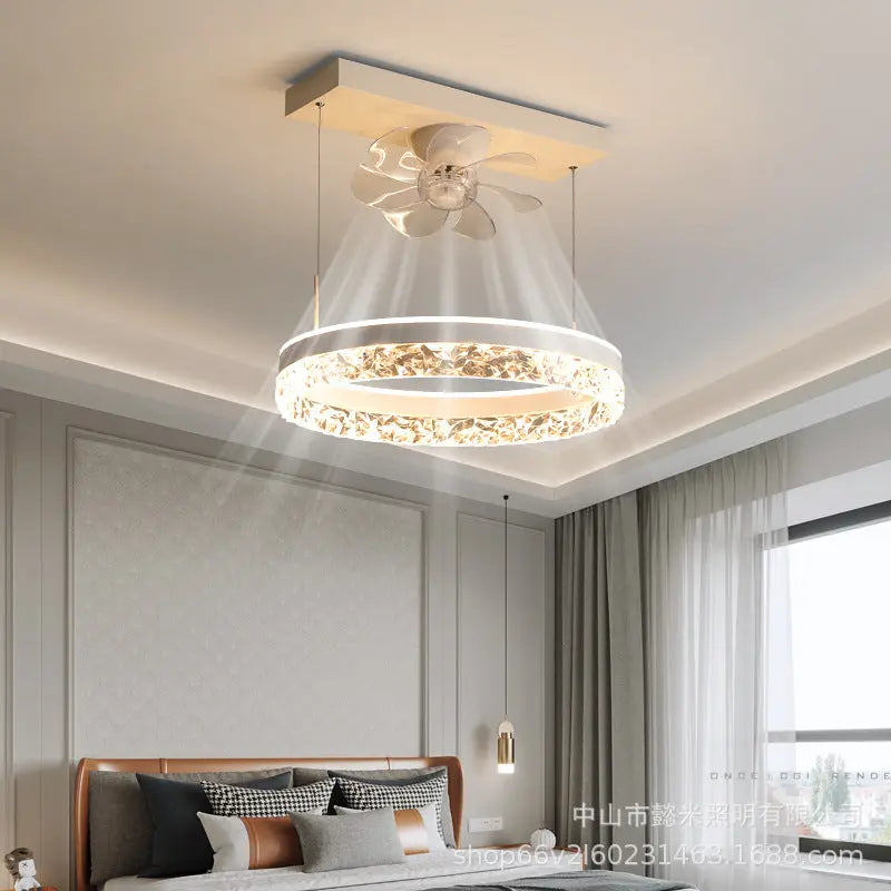 The New Ceiling Light Invisible Fan Scandinavian Light Luxury Ceiling Fan Light Trento store