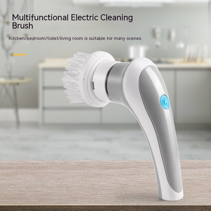 Electric Cleaning Brush 4 In 1 Spinning Scrubber Handheld Electric Cordless Cleaning Brush Portable Trento store