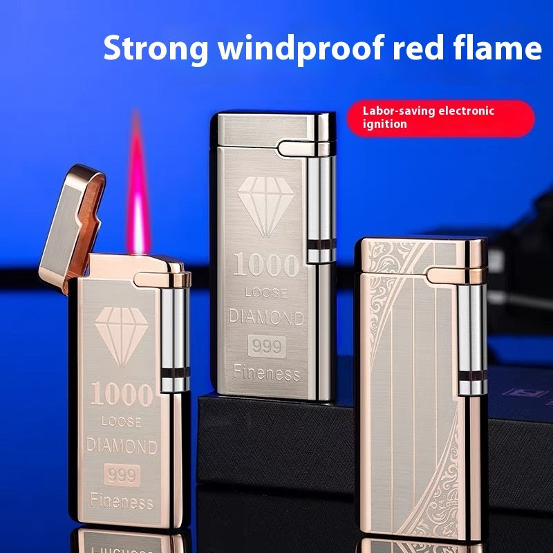 Inflatable Induction Windproof Touch Metal Electronic Lighter Trento store