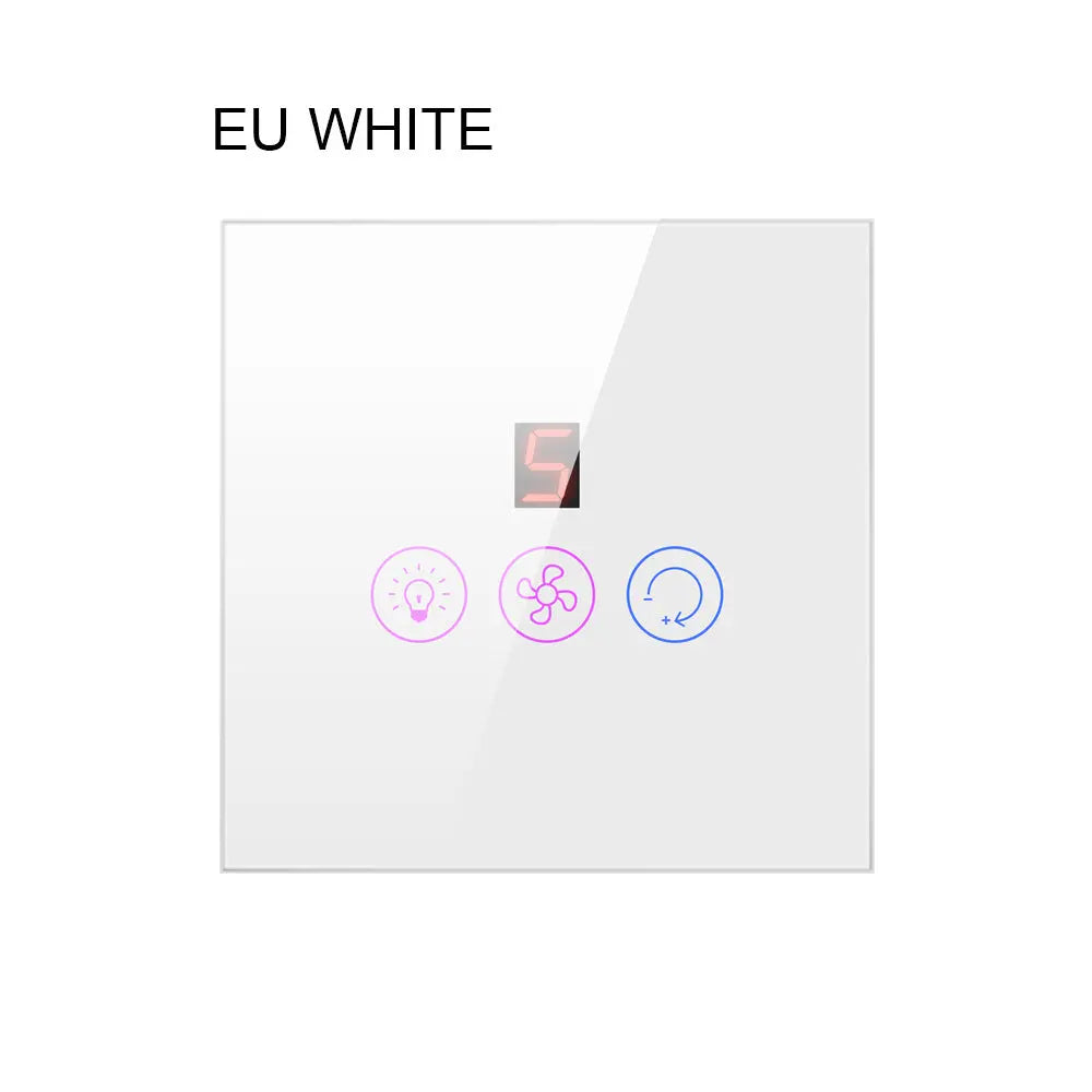 Smart AmericanEuropean Standard Fan Light Switch Mobile Phone Voice Control Speed Control Fan Light Switch Trento store
