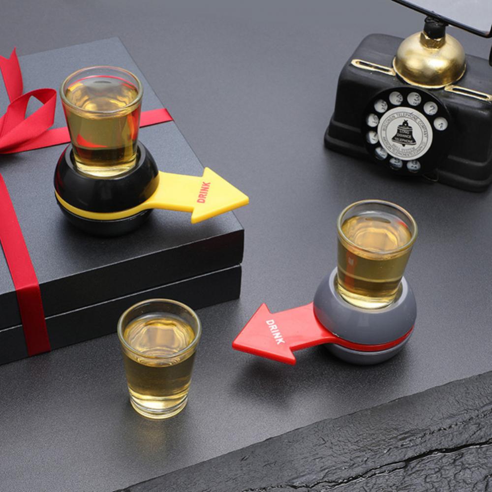 Rotatable Arrow Beer Wine Board Game Spin Drinking Game Pointer Shot Spinner Party Game Glass Cup Kit Table Gifts Entertainment Trento store